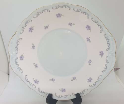 Vintage Queen Anne F 76 E Cake Plate By Ridgeway Potteries England 258x240mm