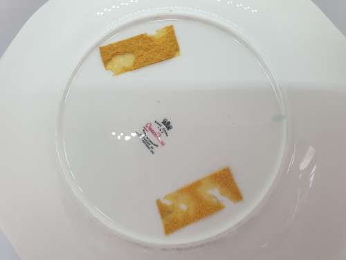 Vintage Queen Anne F 76 E Cake Plate By Ridgeway Potteries England 258x240mm