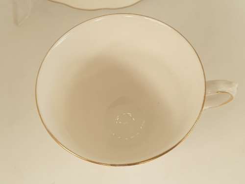 Vintage Queen Anne Bone China Cup and side plate - - Ridgeway Potteries England