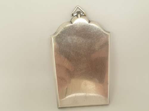 Rare Antique silver plated coin or change purse with Mirror- 2 old coins included