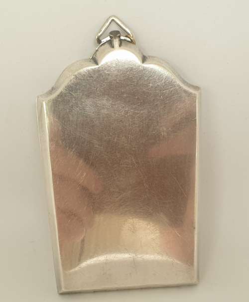 Rare Antique silver plated coin or change purse with Mirror- 2 old coins included