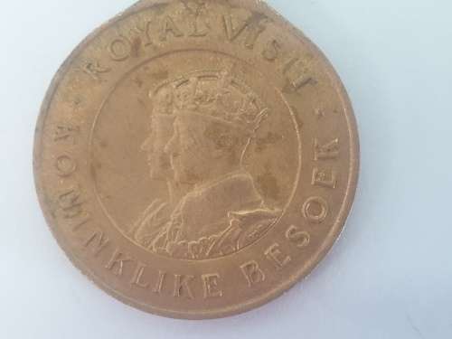 1947 Royal Visit - Union of South Africa / Koninklike  Besoek  Medal