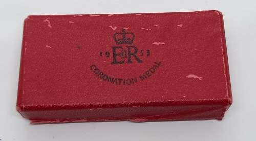 The Queen Elizabeth II-2 June 1953-Coronation Medal -SILVER 29 Gram -Boxed
