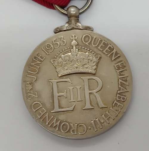 The Queen Elizabeth II-2 June 1953-Coronation Medal -SILVER 29 Gram -Boxed