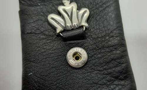 Carrol Boyes JAGUAR Hand crafted Leather Business Card Dispencer still in box