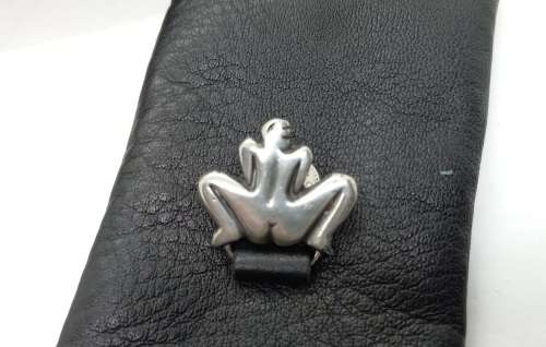 Carrol Boyes JAGUAR Hand crafted Leather Business Card Dispencer still in box