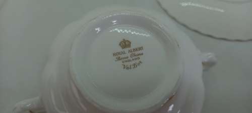 Vintage Royal Albert Val D'or -Soup Cup and Saucer- 2 available (Bid is for one Duo)