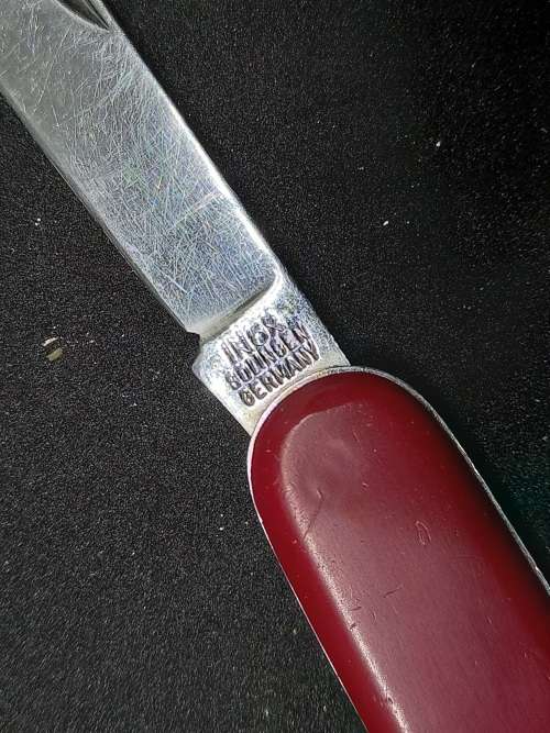 Vintage INOX Solingin pocket Knife 160mm open (blade have some Play)