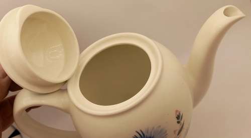 Antique /Vintage Wood and Sons `Cornelia` Tea pot,creamer and 5 Duo`s -Burslem England