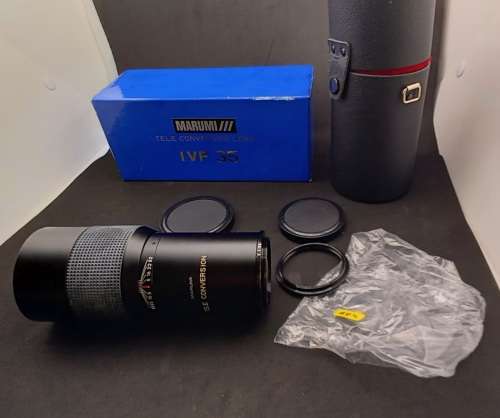 Marumi IVP 35 teleconversion lens -3,5X Video Telephoto Lens -Lens Mount 46mm