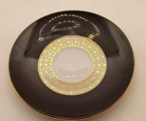 Vintage Westminster Fine China (Black and Gold) small Duo Australia (12 available bid is for one)