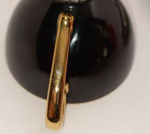 Vintage Westminster Fine China (Black and Gold) small Duo Australia (12 available bid is for one)