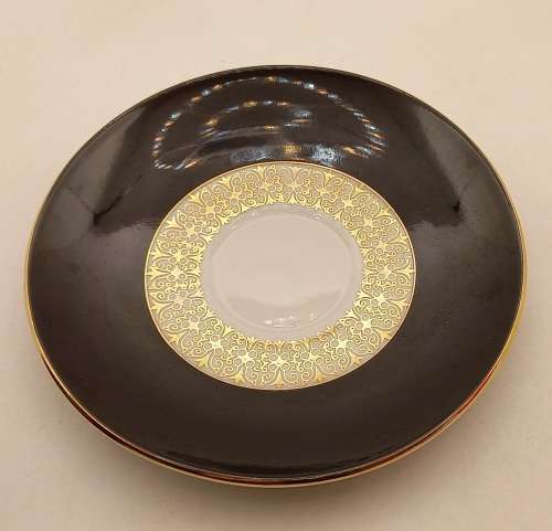Vintage Westminster Fine China (Black and Gold) small Duo Australia (12 available bid is for one)