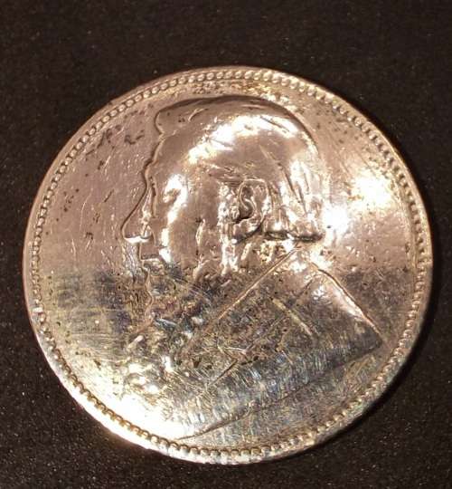 1895 1 Shilling Zuid Afrikaansche Republiek (Silver .925) only 327,380 minted