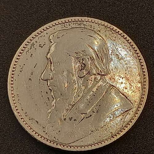 1895 1 Shilling Zuid Afrikaansche Republiek (Silver .925) only 327,380 minted