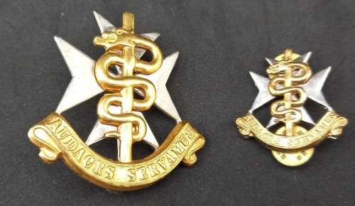 2 SA Medical Services badges - Audaces Servamus