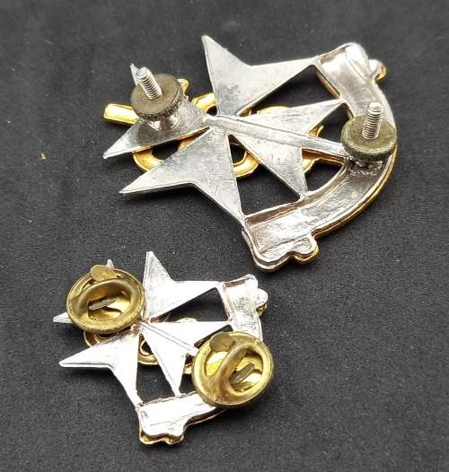 2 SA Medical Services badges - Audaces Servamus