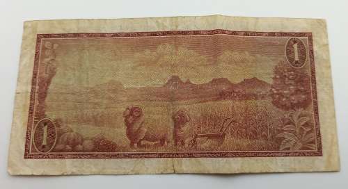 1973 1 Rand -English - Afrikaans - T.W. De jongh