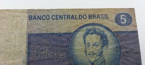 1970-1979 -  Brazil 5 Cruzeiros 2nd edition Bank note