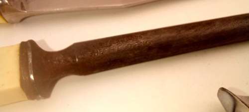 Vintage Carving set - Geo. Wostenholm & Son Sheffield England - Firth Brearley Stainless