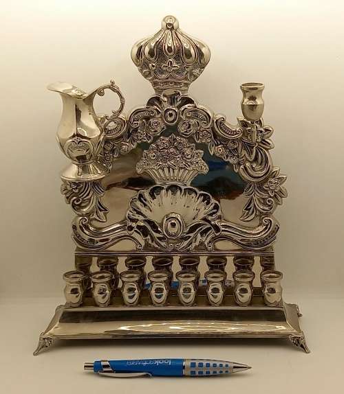 Antique Hanukkah Menorah 300x248x80mm