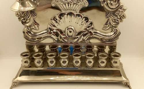 Antique Hanukkah Menorah 300x248x80mm