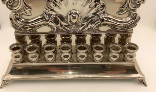 Antique Hanukkah Menorah 300x248x80mm