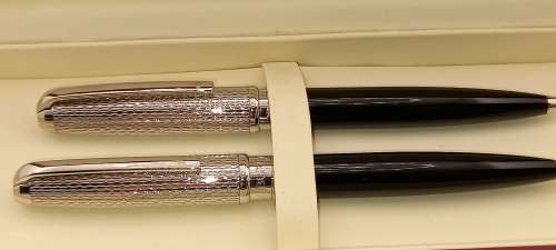 Buren Swiss Made Ball pen and Pencil set Unused still in Box with sleeve-0,5 lead