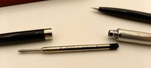 Buren Swiss Made Ball pen and Pencil set Unused still in Box with sleeve-0,5 lead