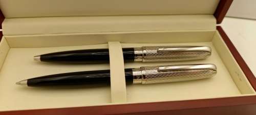 Buren Swiss Made Ball pen and Pencil set Unused still in Box with sleeve-0,5 lead