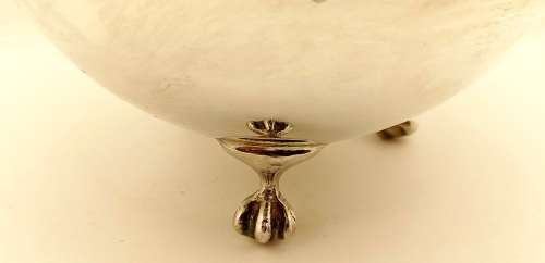 Antique/Vintage silver plated Rose Bowl with grid 115x165mm