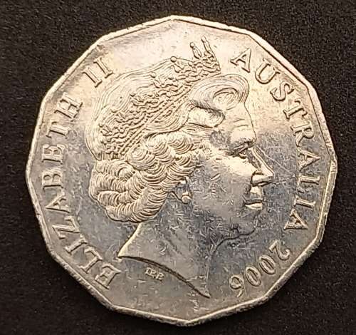 2006 Australia 50 Cents - Elizabeth II 4th Portrait