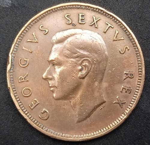 1952 South Africa 1 Penny - George VI SUID AFRIKA - SOUTH AFRICA