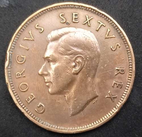 1952 South Africa 1 Penny - George VI SUID AFRIKA - SOUTH AFRICA