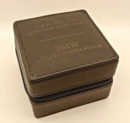 2002 BMW JD Power Chronograph Watch 1st Place European Plant Award -BMW Rosslyn S.A