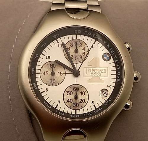 2002 BMW JD Power Chronograph Watch 1st Place European Plant Award -BMW Rosslyn S.A