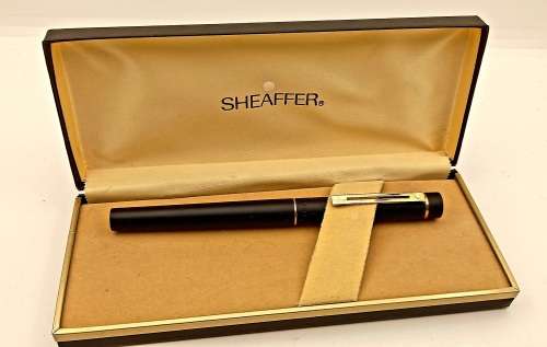 Vintage Sheaffer Targa 1003 Fountain Pen In Case 14kt Gold Medium nib