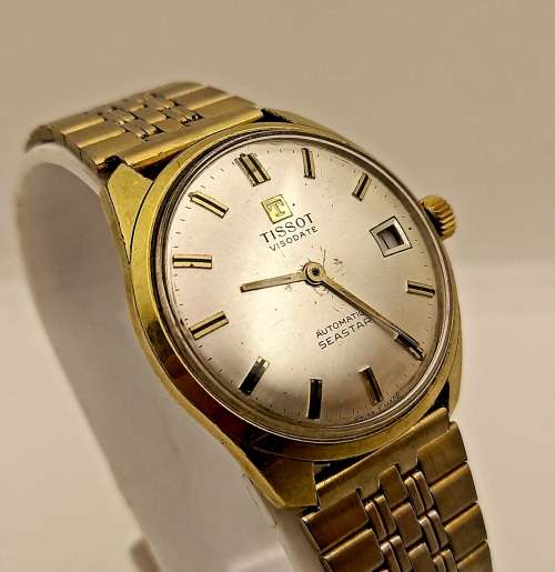 Vintage Tissot Visodate Automatic Seastar Mens Swiss Watch working