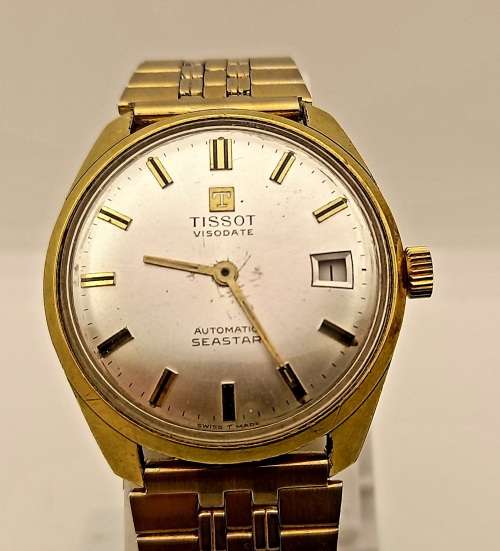 Vintage Tissot Visodate Automatic Seastar Mens Swiss Watch working