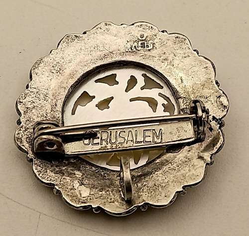 Vintage Jerusalem Brooch (Silver) 31x2mm