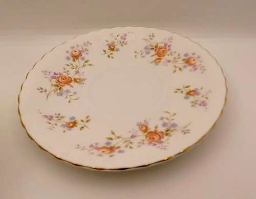 Vintage Royal Albert  `Peach Rose` Soup Coupe and Saucer (12 available)