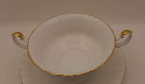 Vintage Royal Albert  " Val D'or " Soup Coupe and Saucer