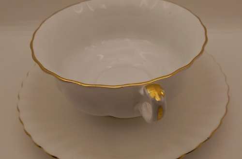 Vintage Royal Albert  " Val D'or " Soup Coupe and Saucer