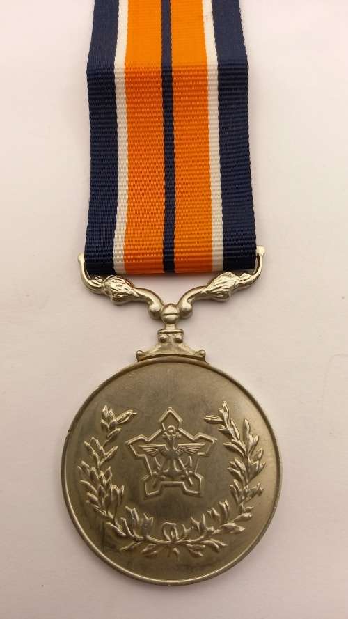 SADF General Service Medal - Full Size - With Ribbon - Numbered.