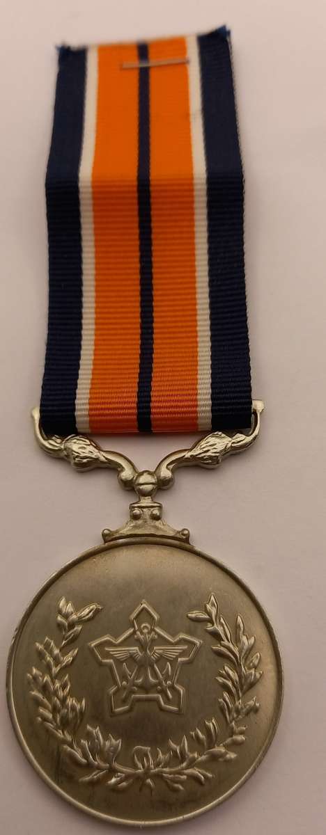 SADF General Service Medal - Full Size - With Ribbon - Numbered.