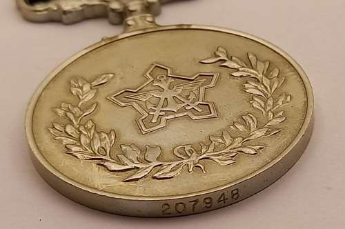 SADF General Service Medal - Full Size - With Ribbon - Numbered.