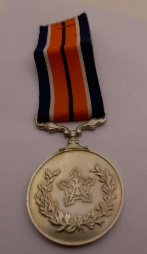 SADF General Service Medal - Full Size - With Ribbon - Numbered.