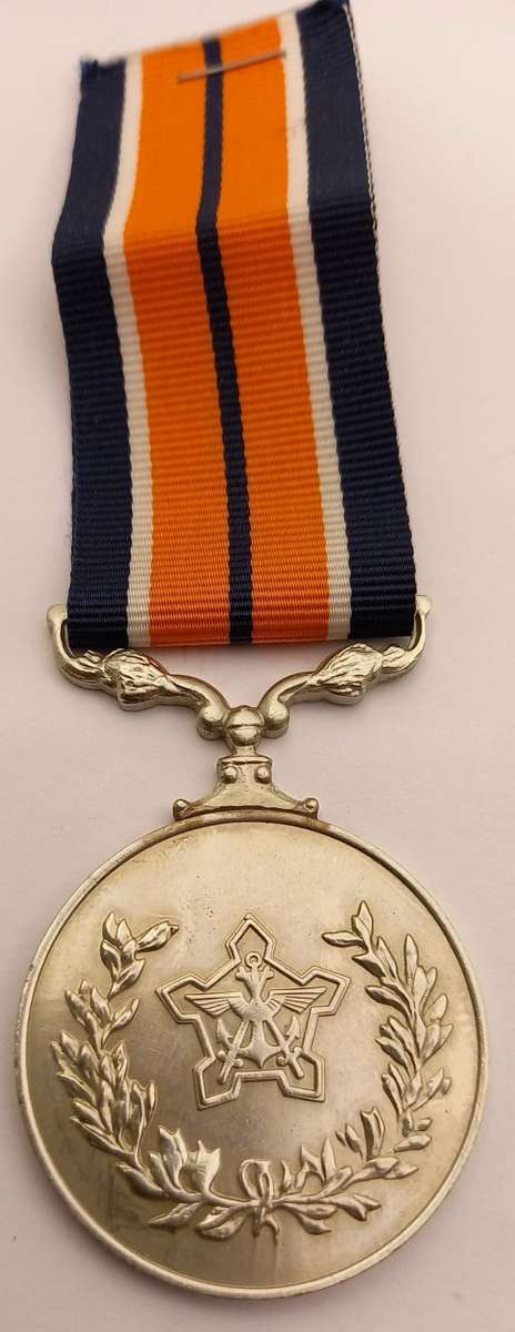 SADF General Service Medal - Full Size - With Ribbon - Numbered.
