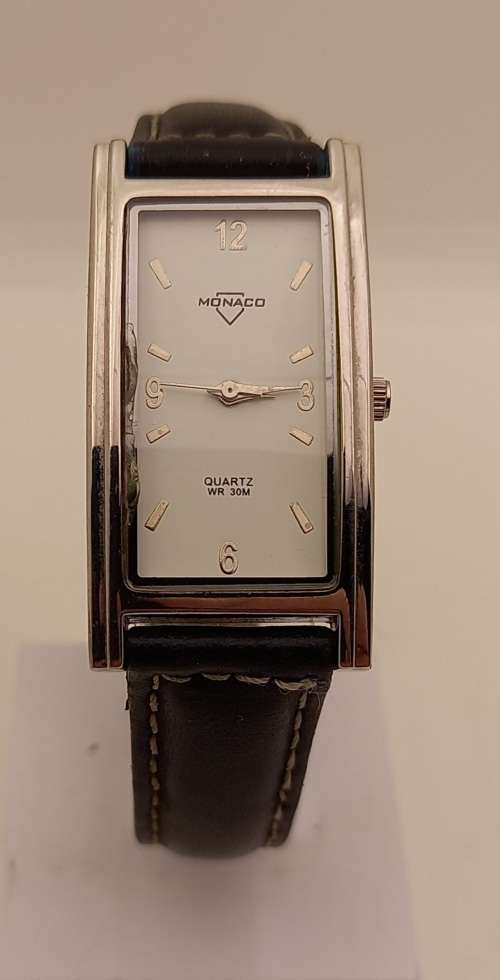 Pre-owned Monaco Ladies Quartz watch - WORKING- Leather strap