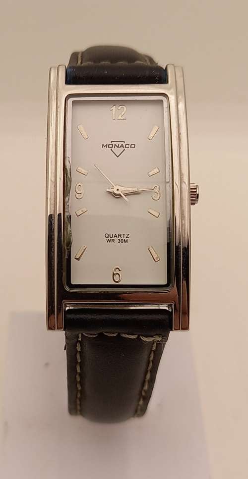 Pre-owned Monaco Ladies Quartz watch - WORKING- Leather strap